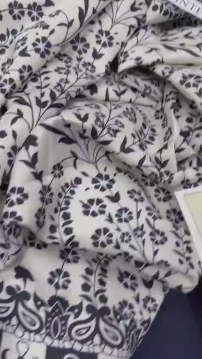 3pc URGE 🟨 DHANAK 3PC Embroidered