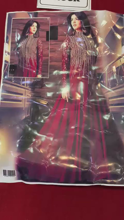 :Indian chiffon maxi